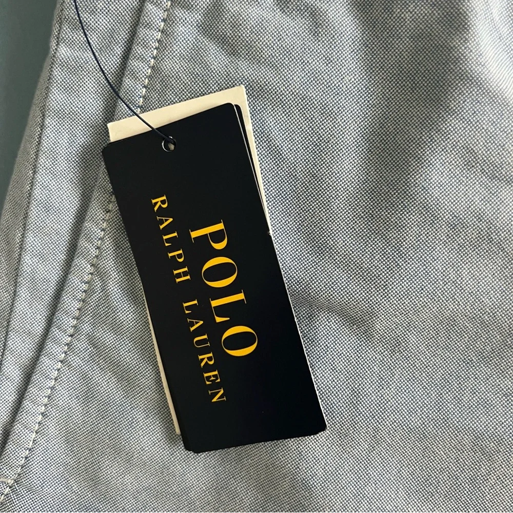 NWT Polo Ralph Lauren Classic‎ Fit 6” Blue Cotton Chino Shorts